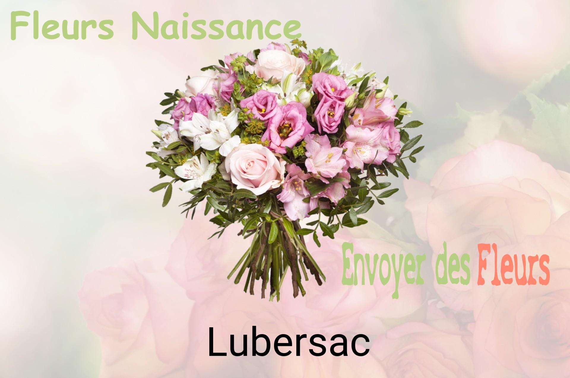 Bouquet de fleurs de naissance livré à Lubersac